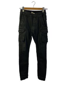 Rick Owens◆カーゴパンツ/XS/コットン/BLK/無地/DU01B7386-SBB