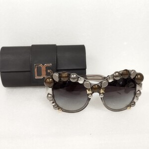 【限定品！希少】DOLCE&GABBANA ドルチェ&ガッバーナ D&G サングラス DG 4266 ケース付き 1114-013(6)