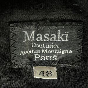 Masaki matsushima 黒 ジップパーカー
