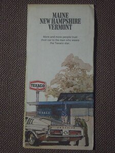 Maine / New Hampshire / Vermont Street Map (TEXACO) (MENHVTTEX) - Rand McNally & Co. 1971 Ed.