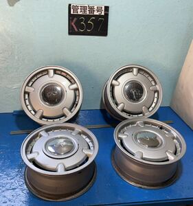 〈K357〉ホイール4本セット　NISSAN FORGED 15インチ6.5J オフセット＋45 PCD5H114.3 ハブ66mm ボルト穴16 mm インフィニティなど