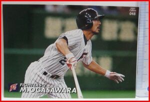 カルビープロ野球カード2001年#048【小笠原 道大(日本ハム ファイターズ)】平成13年チップスおまけ食玩トレーディングカード【中古】送料込