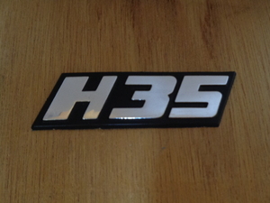 当時物！BMW E34 5シリーズ H35 ハルトゲ エンブレム HARTGE H3 H5 H6 SP emblem E24 E28 E30 E34 JDM USDM トミーカイラ TOMITA 