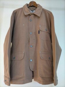 美品 90s ビンテージ CK Calvin Klein カルバンクライン ウール ハンティングジャケット size-L ★カバーオールUSA古着