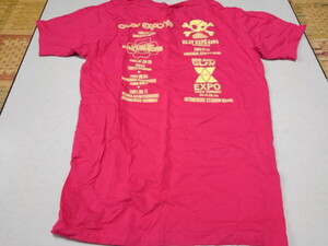 ●　GLAY　EXPO 2014 TOHOKU 　【　Tシャツ ピンク　サイズL　】　グレイ