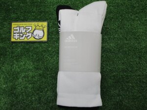 GK尾張旭◇ 新品363 【お買い得】【3足・3色セット】◆アディダス◆ソックス◆クルー/ミディアム丈◆GJ7437◆ホワイト/グレー/ブラック◆