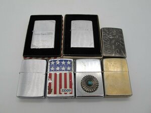 ZIPPO ジッポ ライター セブンスター 星条旗 ターコイズ ダイアル 他【USED品】7本セット