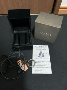 NOMOS ノモス ネックレス サンダイアル GLASHUETTE 日時計 サンリング SUNRING ウォッチ アクセサリー 未使用品 ノモスグラスヒュッテ