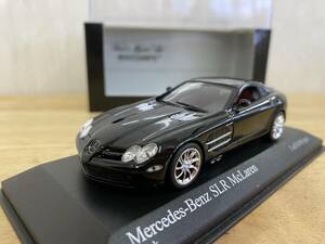 美品　1/43 ミニチャンプス　メルセデス　ベンツ　SLR マクラーレン　ブラック　ミニカー　定形外郵便350円