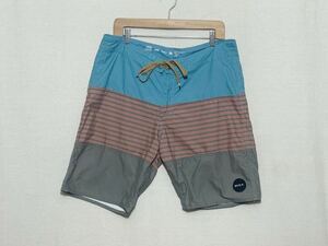 【RVCA】ルーカ ボードショーツ サーフパンツ ボーダー サーフトランクス 海パン ショートパンツ サイズ36