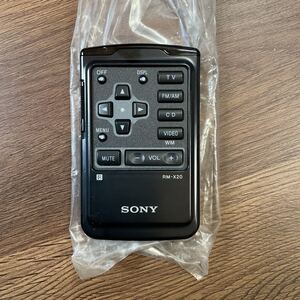 SONY ソニー　カセット CDデッキ用リモコン RM-X20 旧車 当時物