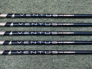 FUJIKURA VENTUS BLUE 6-R アイアン用 6〜Pw 5本セット Rフレックス シャフト 20240921 ベンタス ブルー US仕様　