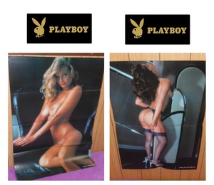 ◆PLAYBOY プレイボーイ 非売品 レア美人ポスター特大104cm◆ジャネットリンクイストJanet Lynn Quist◆リーアンミシェルLEE ANN MICHELLE