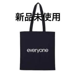 everyone nylon logo tote ネイビー エブリワン