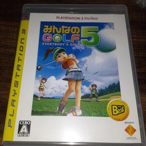 【送料4点まで230円】72【PS3】みんなのGOLF 5 みんなのゴルフ5 みんゴル5【動作確認済】