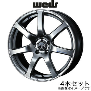 レオニス ナヴィア07 ES 10系 19インチ アルミホイール 4本 ハイパーシルバーブラック 0039585 WEDS LEONIS NAVIA07