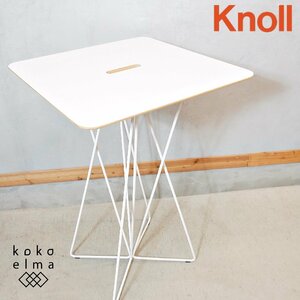 knoll ノル Rockwell ロックウェル オケージョナルテーブル ラウンジテーブル インダストリアル ワーク ホワイト 高級 ノール DK426