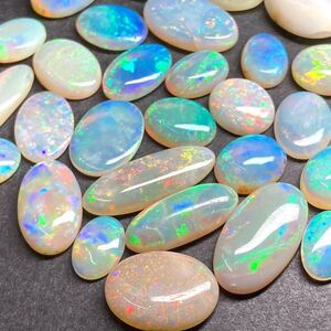 1円〜!!遊色効果!!≪天然オパールおまとめ100ct≫j 約20g ルース 裸石 宝石 ジュエリー jewelry opal w4マ77