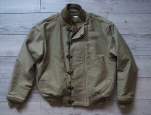 WAIPER.inc U.S.NAVY デッキフックジャケット 38 TAN ワイパー