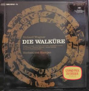 初期LP盤 スチュワート,クレスパン,ヤノヴィッツ,ヴィッカース&タルヴェラ/カラヤン/Berlin Phil Wagner「ワルキューレ」(5LP)