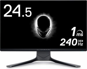 Dell ALIENWARE AW2521HF 24.5インチ ゲーミングモニター FHD/IPS非光沢/1ms/240Hz/NVIDIA G-SYNC Compatible 2024/11まで保証有