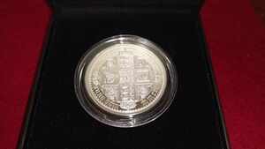 【動画あり】2021 ゴチッククラウン 2ozプルーフ銀貨 リバースシールド エリザベス2世 イギリス 英国 ゴシッククラウン ロイヤルミント