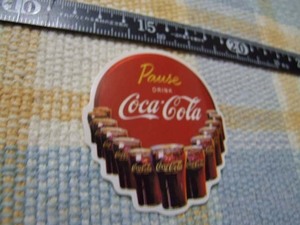 Cocacola/コカコーラ/ステッカー/シール/X　※　ヤフーショッピングストア/レア物商会・健美堂でも大量出品中！