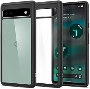 Spigen Pixel6a ケース クリア TPU バンパーケース 2重構造 米軍MIL規格取得 耐衝撃 すり傷防止 黄ばみ無し