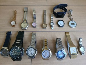 【美品】腕時計　まとめ売り SEIKOセイコー MARSHAL FOSSIL CASIOなど　15点