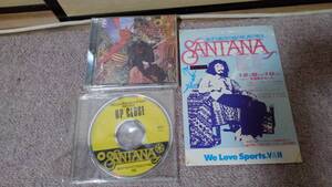 サンタナ/Santana■1974年来日フライヤー、CD・2点：天の守護神/ボーナストラック入り、Media America Radio presents UP CLOSE disc2