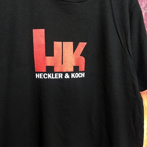 送込　HK　ヘッケラー&コッホ　H&K　G36　半袖Tシャツ　黒　Mサイズ