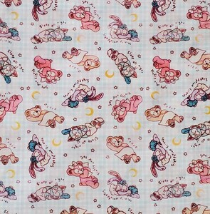 ＊142×85cm 　薄地タイプ　生地＊子供用　ハンドメイド　ダッフィー　22　布 はぎれ