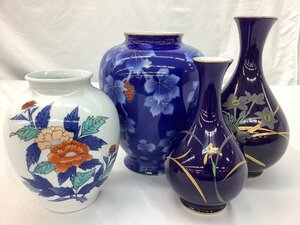 香蘭社/深川製磁 他 花瓶/花器/飾壺 ４点まとめ 中古品 ACB