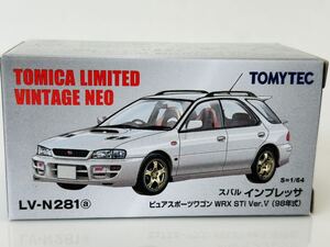 即決 トミカ トミカリミテッドネオLV-Ｎ281aスバルインプレッサビュアスポーツWRX STI Ｖer.Ｖ98年式