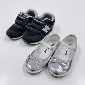 プティマイン　petit main シューズ　14cmNew Balance キッズスニーカー 14㎝ ブラック