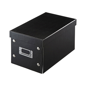 【5個セット】 サンワサプライ 組み立て式CD BOX(ブラック) FCD-MT3BKNX5