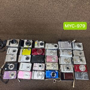 MYC-979 激安 デジタルカメラ デジカメ 30個 まとめ売り Canon CASIO Panasonic Nikon SONY OLYMPUS etc. 動作未確認 現状品 同梱不可