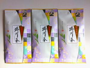 特上1番茶 2024年産☆ 深蒸し掛川茶 100ｇ×3袋　【送料無料】是非お試しください