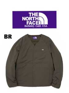 新品国内正規Sサイズ THE NORTH FACE PURPLE LABEL ノースフェイス パープルレーベル ダウンカーディガン カラーBR 軽くて暖かい