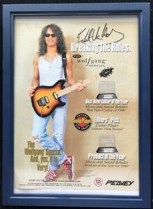 ☆ 1990年代 Peavey オリジナル広告 / エディ・ヴァン・ヘイレン Eddie Van Halen #4☆