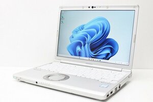 1円スタート ノートパソコン Windows11 Panasonic レッツノート CF-SV7 メモリ8GB 第8世代 Core i5 SSD256GB Windows10 12.1 カメラ