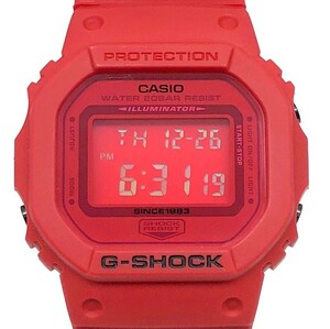 極美品 未使用品 G-SHOCK DW-5635C-4 35th ANNIVERSARY RED OUT 35周年記念 レッドアウト マット塗装 2018年1月発売 【ITAULO2YN6VC】