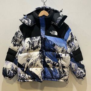 Supreme シュプリーム THE NORTH FACE ザノースフェイス 17aw Mountain Baltro Jacket バルトロジャケット ブルー Sサイズ 653105