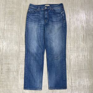 定番 YANUK ANNETTE Stretch Denim ヤヌーク アネット ストレッチ デニム ストレート ジーンズ 57191011 SIZE 26 インディゴ ブルー 系 611