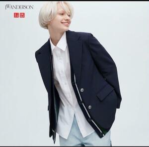 MB さま HP紹介 絶版 男女兼用 UNIQLO ユニクロ × JW ANDERSON 感動ブレザー XL ネイビー 紺 ブレ 458638 軽量 ストレッチ ドライ まとめ