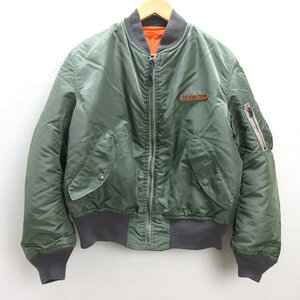 Q■USA製■アヴィレックス/AVIREX MNA-1 フライジャケット■1615-522-6013【メンズL】MENS/31【中古】