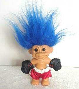 Boxing Troll Doll Russ 5" Tall + Hair 海外 即決