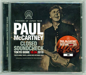 Paul McCartney : FRESHEN UP 2018 東京ドーム CLOSED SOUNDCHECK IEM音源 (2CDプレス盤）限定番号入 特典CD付・新品未開封品 LIGHTHOUSE