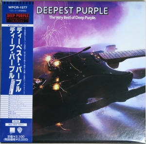 ◇ ディープ・パープル ディーペスト・パープル DEEPEST PURPLE THE VERY BEST OF DEEP PURPLE 初回限定 紙ジャケ LPレプリカ帯 新品同様