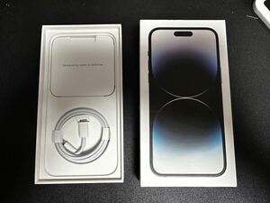 美品 iPhone 14 Pro MAX 1TB / 1000GB SIMフリー スペースブラック 香港版 SIMフリー デュアル物理sim シャッター音無し Apple A2896